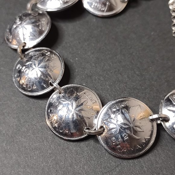 Very Awesome Canada 1 Cent Bracelet - Picture 3 of 10